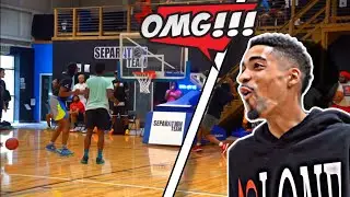 HE BROKE THE RIM AT MY TRYOUTS !! NC Raleigh 5v5