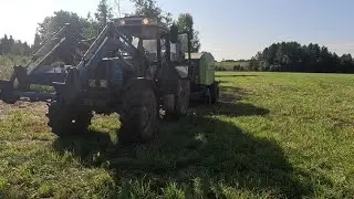 Только отсеялись и снова СЕНОКОС НУ СКОЛЬКО МОЖНО!!! МТЗ 1221 ВОМ наладом дышит