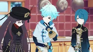 Xiangling is not amused with Hu Tao's Cooking | Genshin Impact