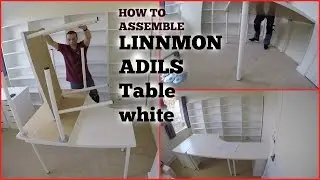 IKEA ADILS/LINNMON Table assembly