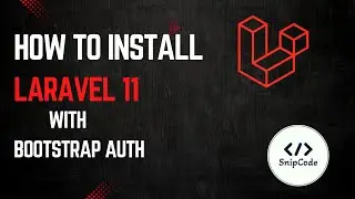 How to Install Laravel 11 with Bootstrap Auth: Step-by-Step Guide to Set Up Default Authentication