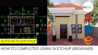 Small villa rendering for beginner | completed tutorial