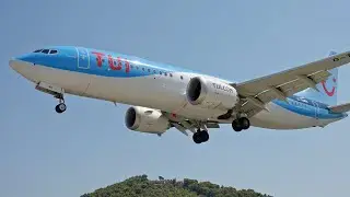 Full Day at Skiathos Airport PlaneSpotting - Low Landings, Jet Blasts & Close Up Views - Summer 2023