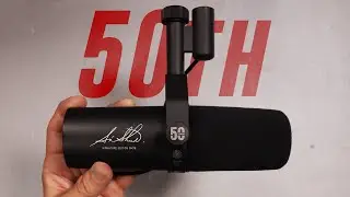 Shure SM7b 50th Anniversary Edition History & Unboxing