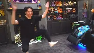 dawko does a little dance in his NEW OFFICE!!!!