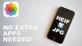 How To Convert HEIF Images to JPEG on iPhone!