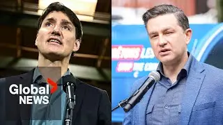 “Baloney: Trudeau slams Poilievre for comments on Chinese EV tariffs