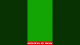 Breaking News Animated Lower Banner Green Screen Overlay