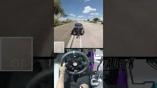 I started the race without the steering wheel DOUBLE 360° #shorts