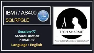 second function in db2 sql  | SQLRPGLE | ibmi training | sqlrpgle as400 | db2 | db2 view