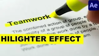 How to Create Highlighter Effect in Adobe After Effects Tutorial 2021