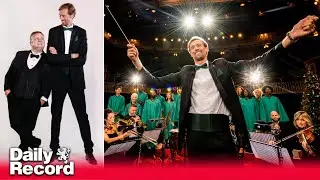 England legend Peter Crouch and opera star Paul Potts launch World Cup Christmas album