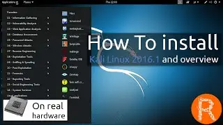 How To install Kali Linux 2016.1 and overview | Penetration Testing Redefined