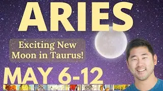 Aries  - NEW MOON, NEW MAJOR BEGINNINGS FOR YOU! 🌠🚀 MAY 6-12 Tarot Horoscope ♈️