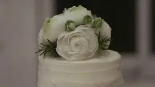 Brittany + Trevor Cake Cutting at Alhambra Hall    Destination Wedding Charleston SC Videography