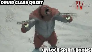 Druid Class Quest Guide, Unlock Spirit Boons Now!