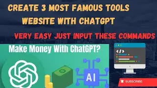 create tool website using chatgpt|tool website kaise banaye|how to create tools website|