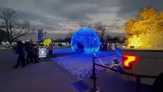 Holiday Lights at Brookfield Zoo 2024: Chicago, Illinois! | Lightning Show Extravaganza!🌟🎥