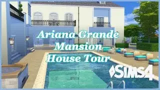 The Sims 4 - Ariana Grande House build CC (House Tour)