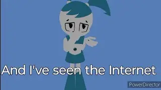She seen  the internet