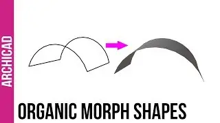 How to create anything in Archicad: Organic shapes with covered morphs