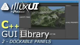 C++ OpenGL GUI Library DevLog 2: Dockable Panels | illuxUI