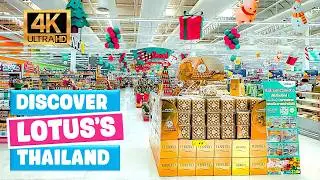 🇹🇭 Discover WORLD CLASS Lotus Thailand Supermarket in Bangkok [4k Video]