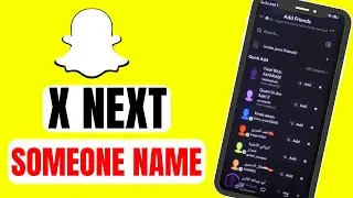 Why is there an X Next to Someone Name on Snapchat