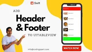 How to Add Header and Footer View to TableView in Swift