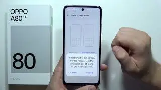 OPPO A80 5G: How to Turn On App Drawer