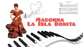 Madonna - La Isla Bonita кавер на пианино/ноты/Synthesia