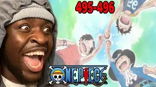 THEY BECAME BROTHERS!!!! | One Piece Episodes 495-496 REACTION!!!