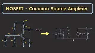 MOSFET Common Source Amplifier - Small Signal Analysis ( Voltage Divider Bias )