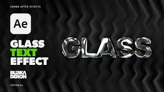 Glass Text Effect Tutorial in Adobe After Effects No Plugins