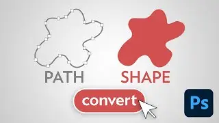 Convert Path Into Shape (SOLVED!) | Photoshop