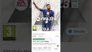 FIFA 23 & Cyberpunk @ Rs. 999 only on Flipkart Sale. Hurry up. Grab the Deal. #deals #gta #xbox