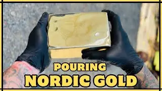 Nordic Gold 21LB Ingot - XRF Analyzed Ingot - ASMR Metal Melting - BigStackD NG Coin Casting