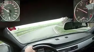 BMW 318d E92 Top Speed on Autobahn