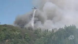 Firefighters battling Point Fire in Sonoma County at over 1,000 acres, CAL FIRE says