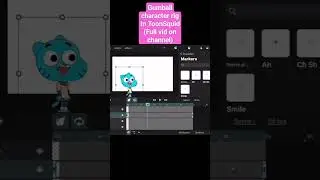 made a character rig of Gumball using my ipad and 