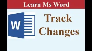 Track  Changes in Microsoft Word | MS Word | 