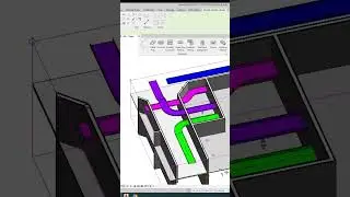 Revit Electrical Cable Tray Training #architecture #buildingengineering #revitmodelling #revitbim