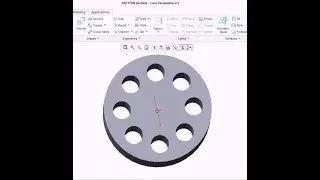 How create circular pattern creo2 0