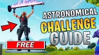 Fortnite Travis Scott Challenges Complete GUIDE (FREE EMOTE) Astronomical Challenges