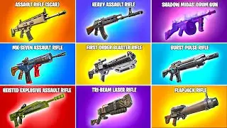 Evolution of All Fortnite Assault Rifles (Chapter 1 Season 1 - Chapter 5 Season 3)