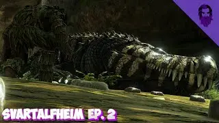Taming A Deinosuchus Svartalfheim | ARK Survival Evolved [DLC EP. 2]