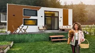 1 Day of a Young Girl Living Alone in a Tiny House