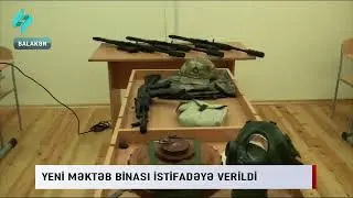 Balakende yeni mekteb binasi istifadeye verilib