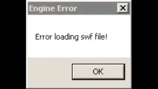 Ошибка Engine Error Error Loading swf file - решение