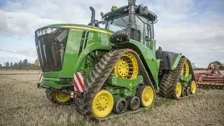 JOHN DEERE 9620RX, LE MONSTRE ARTICULE 4 CHENILLES EN ACTION !